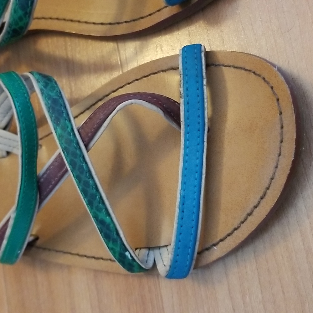 Women's Mossimo Flat Strappy Sandals Size 6